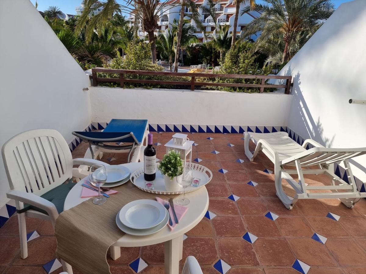 Studio Apartment No 1 Directly On The Beach And Sea, Terrace, Heated Pool, Wifi 플라야데라스아메리카스 외부 사진