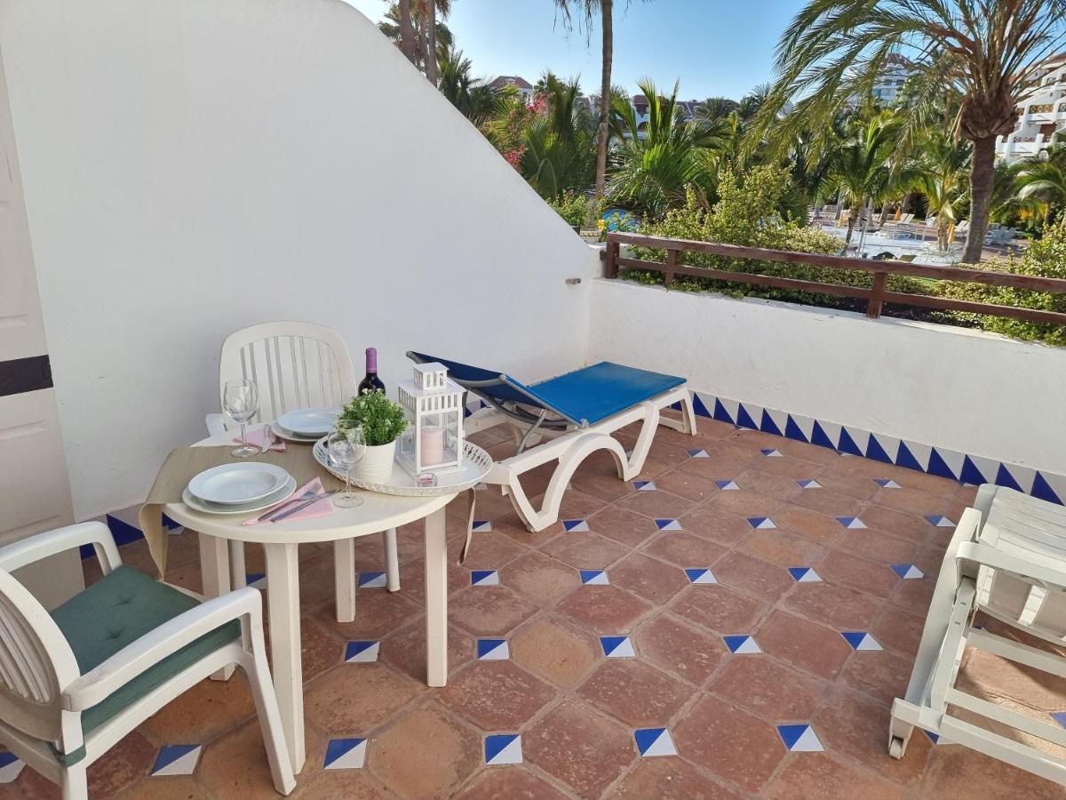 Studio Apartment No 1 Directly On The Beach And Sea, Terrace, Heated Pool, Wifi 플라야데라스아메리카스 외부 사진