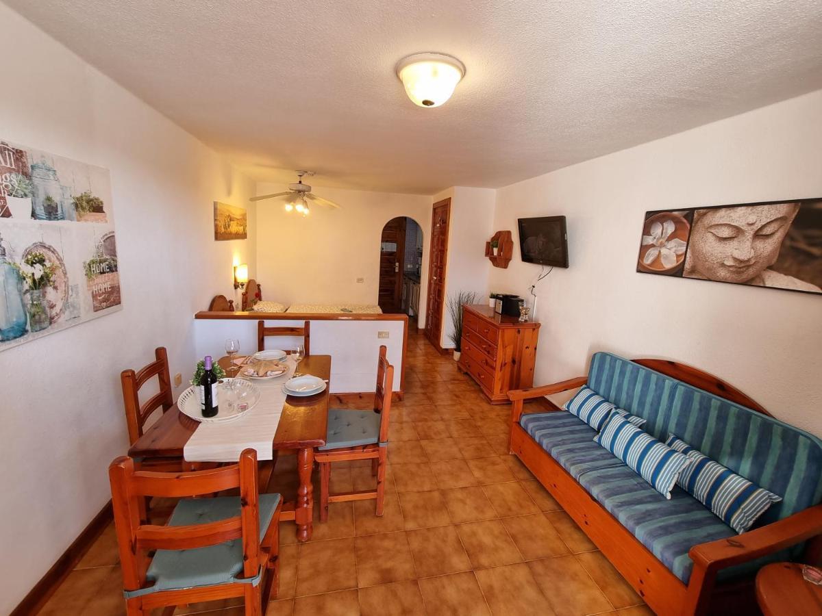 Studio Apartment No 1 Directly On The Beach And Sea, Terrace, Heated Pool, Wifi 플라야데라스아메리카스 외부 사진